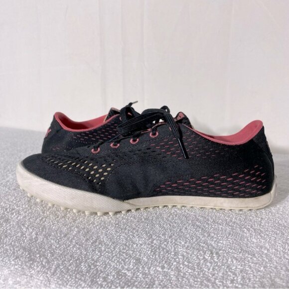 Puma Monolite Cat Black Pink Lace Up Golf Shoes 8 - Picture 9 of 11